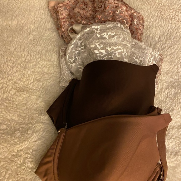 NWOT 2 - Designed for T-shirts, 2 are lace. Basic, beautiful colors. Never worn! - Picture 8 of 8